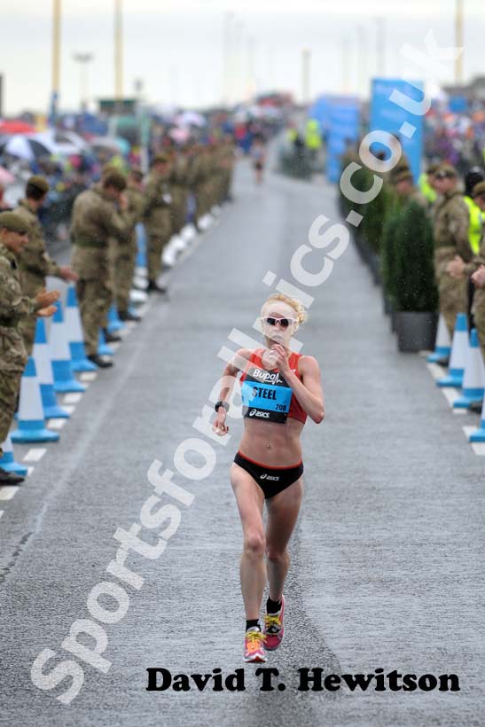 Gemma Steel finishing the 2012 BUPA GNR.